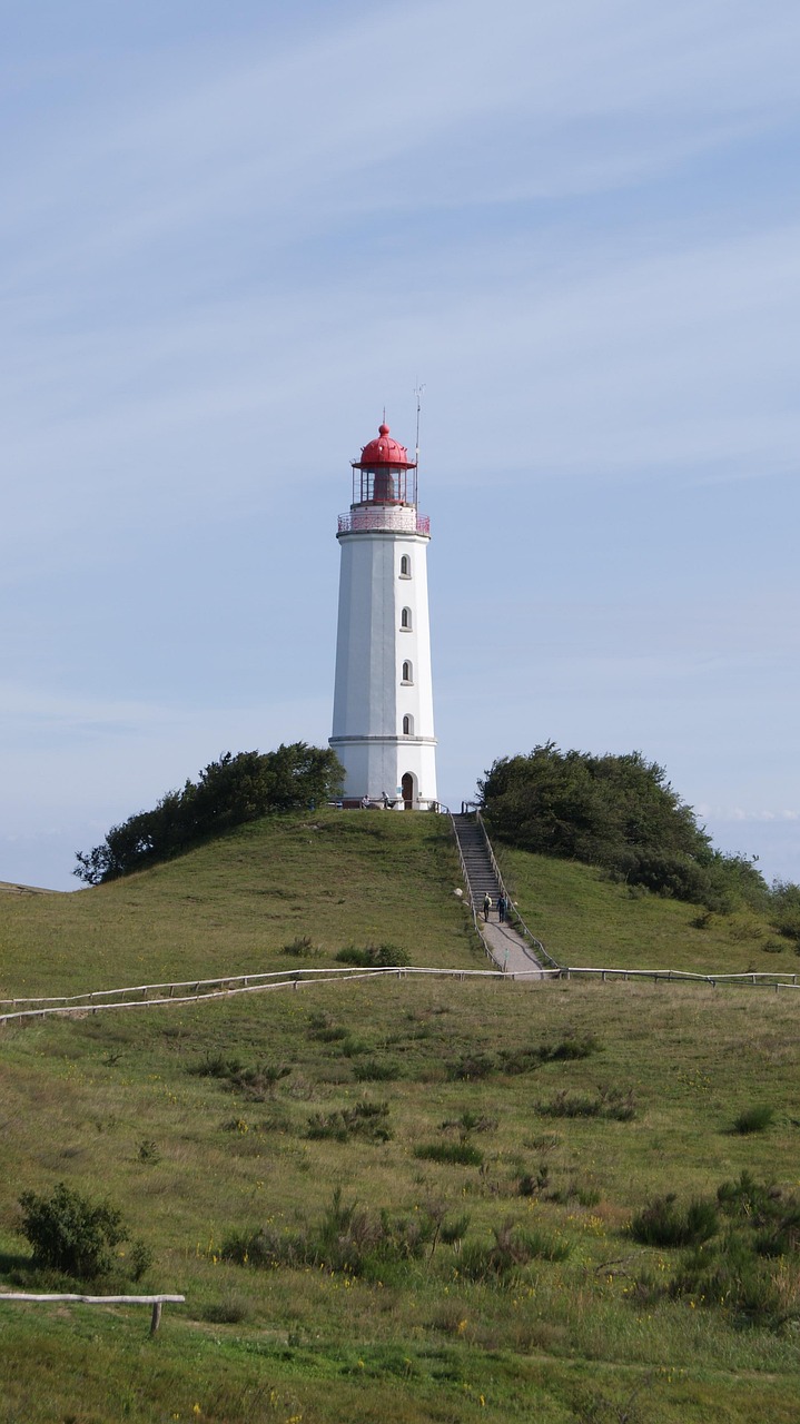 Leuchtturm am Dornbusch auf Hiddensee